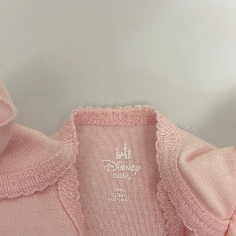 Way‎ to Celebrate Disney Baby Girl Bodysuits 3-6M Navy Pink Minnie Mouse 2 Pack